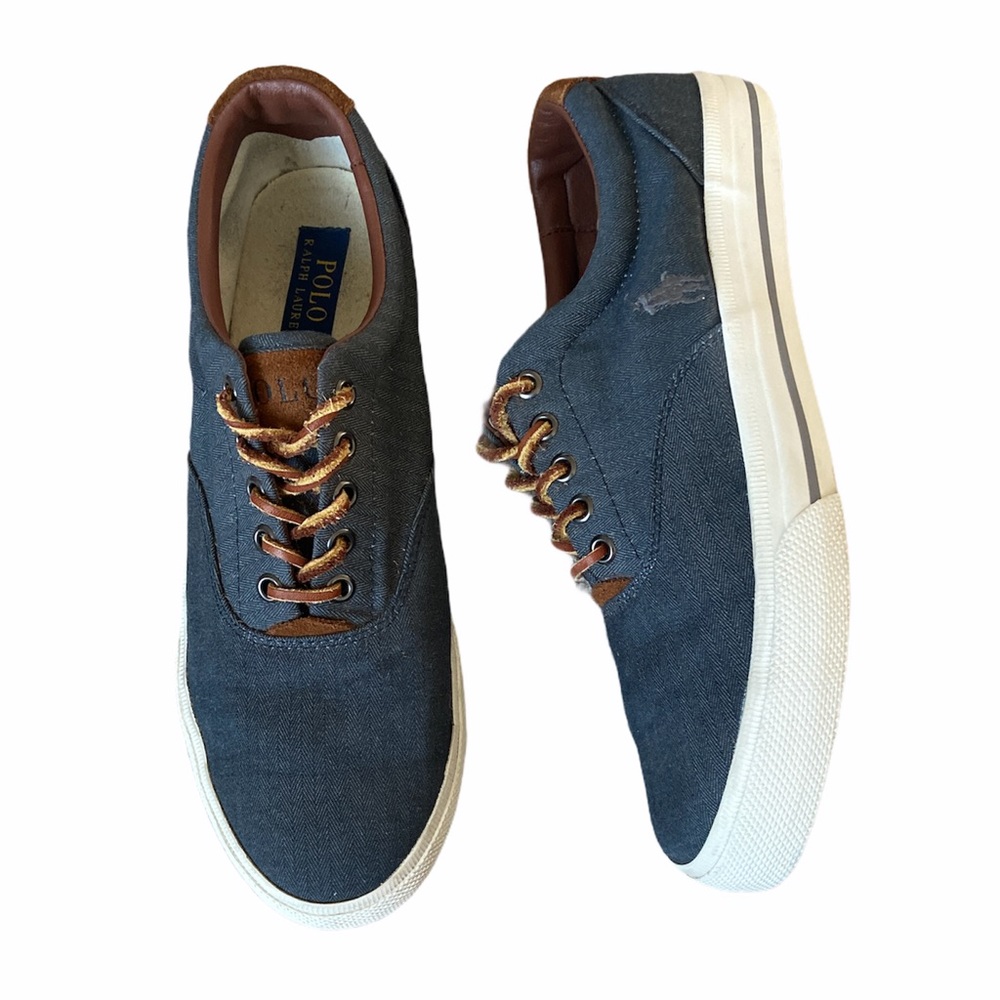 Polo Ralph Lauren | sneaker | blue and brown | 10